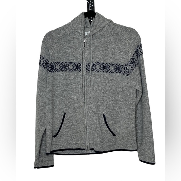 Skyr Lambswool. Zip Up Sweater Sz PL - Picture 1 of 7